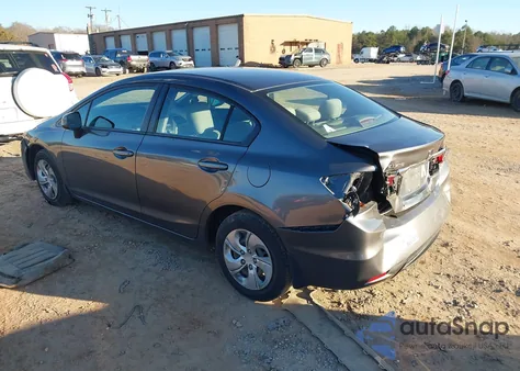 2013 Honda Civic Lx z USA, uszkodzony, nr VIN 2HGFB2F52DH550466